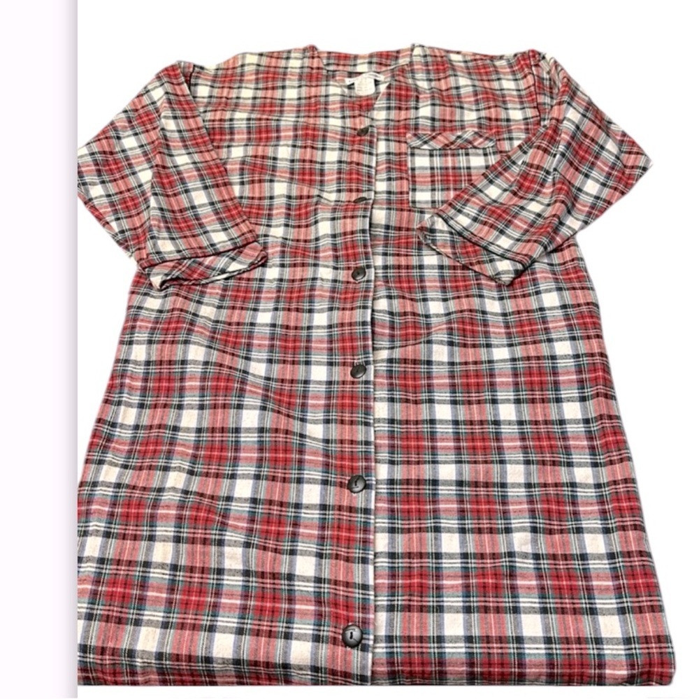 PIERRE CARDIN vintage plaid sleepshirt